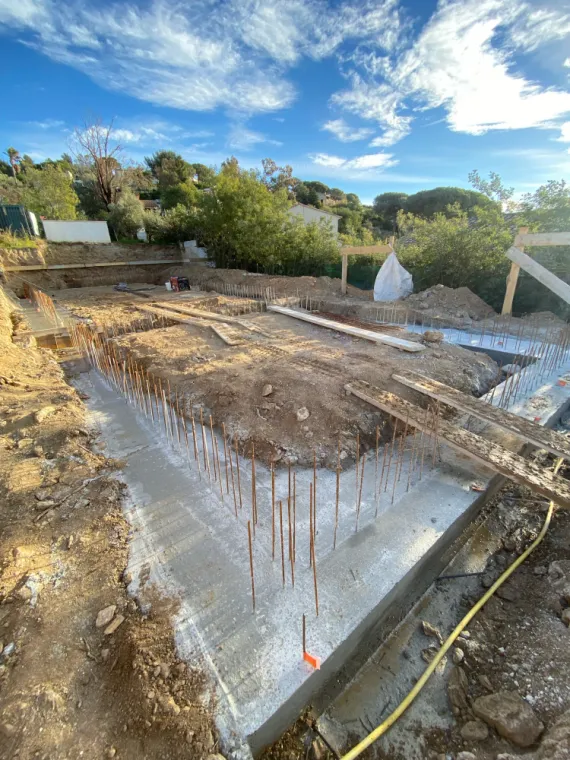 Construction d'une villa au Lavandou , Bormes-les-Mimosas, PL Construction