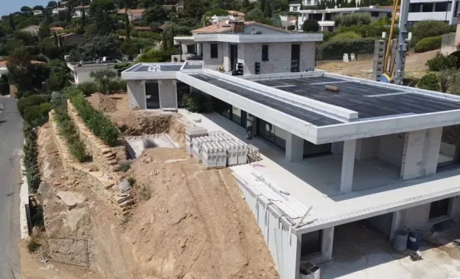 Villa contemporaine , Bormes-les-Mimosas, PL Construction